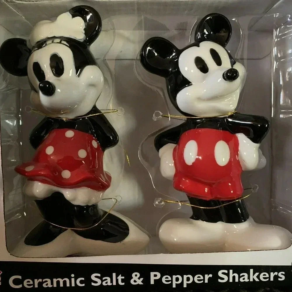 Disney Mickey Mouse & Minnie Salt & Pepper Shakers